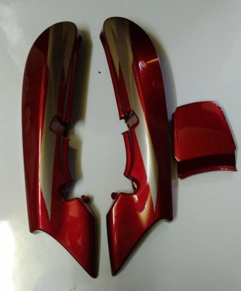 TAIL PANEL VICTOR GL SET OF 3 RED ZADON Motorcycle Parts For